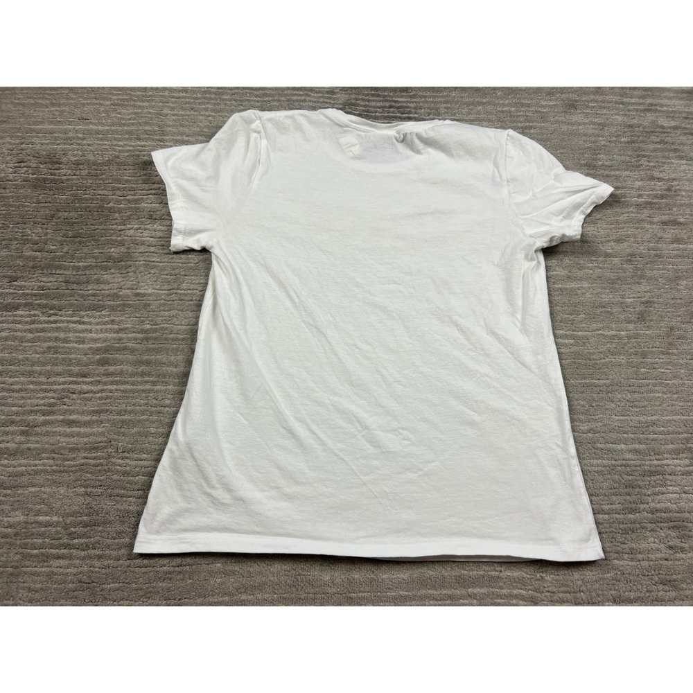 Unbranded T-Shirt Women M White Boss Lady Graphic Short Sleeve Cotton Tee - Picture 7 of 8